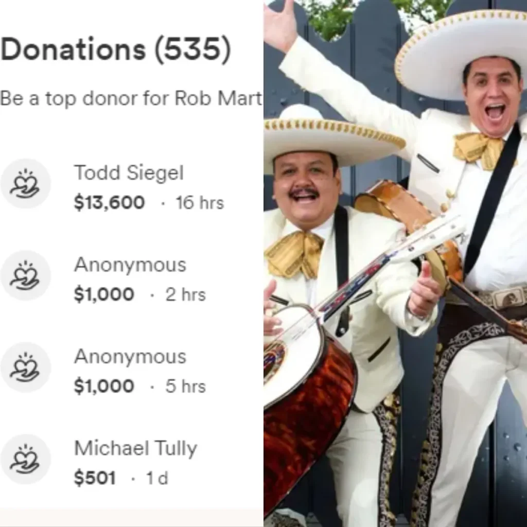 todd siegel goes viral after massive USD 13k donation to mariachi band gofundme started by rob martinez