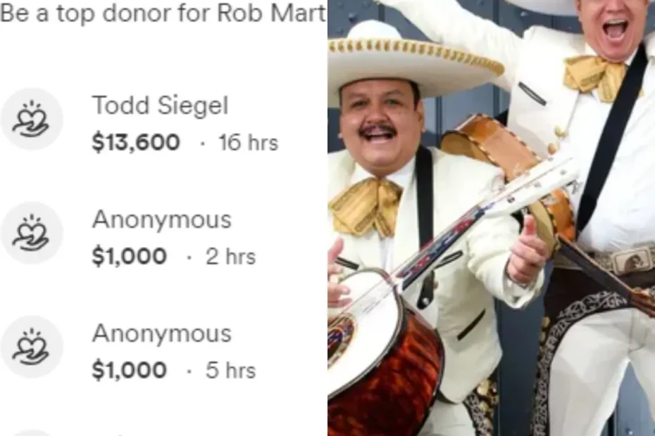 todd siegel goes viral after massive USD 13k donation to mariachi band gofundme started by rob martinez